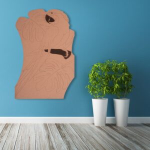 Nástěnka papoušek v koruně